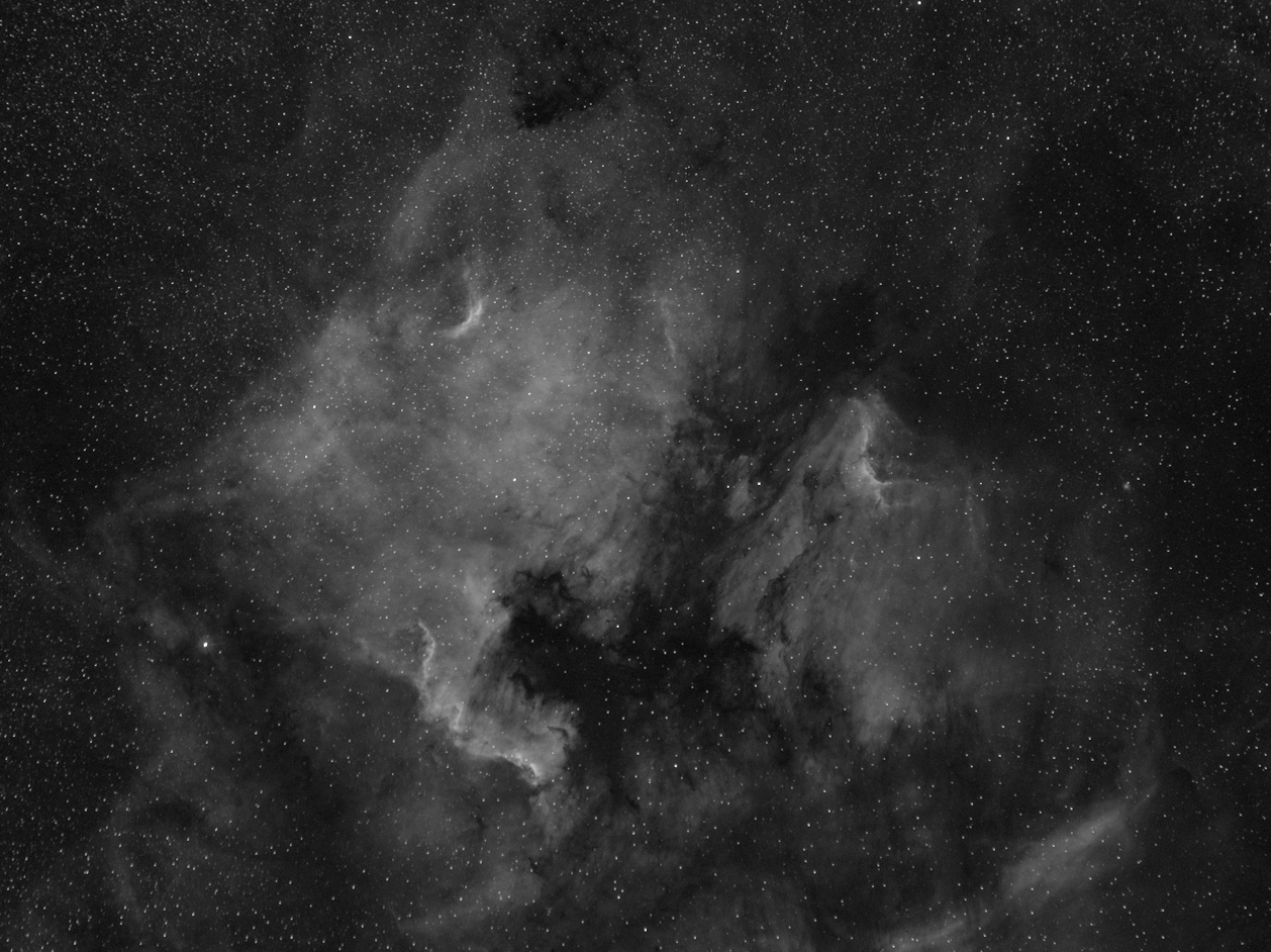NGC 7000 with a 100 mm Canon lens