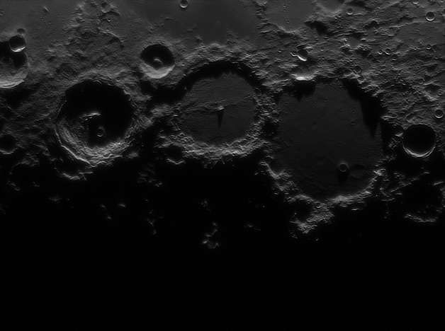 Arzachel and Ptolemy craters